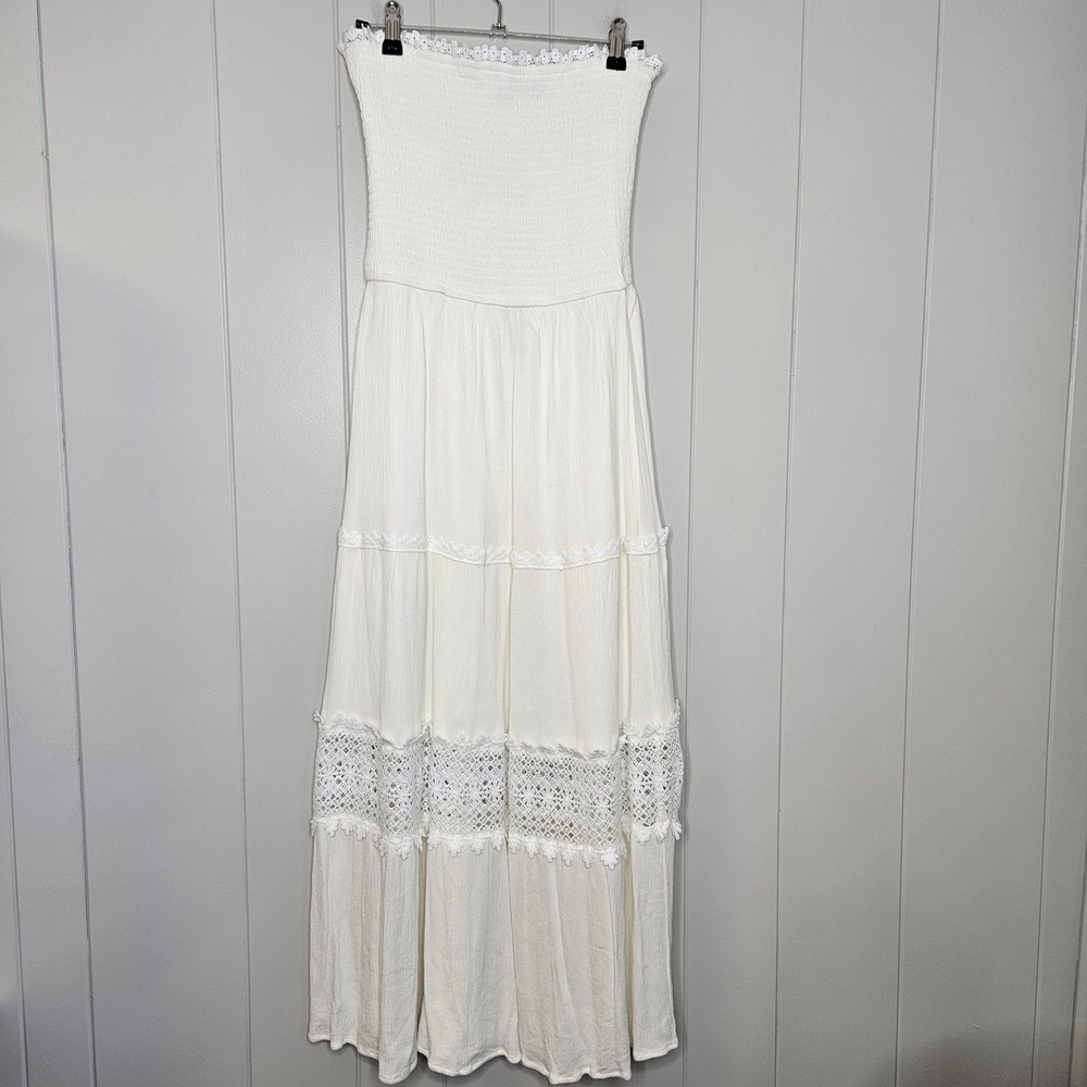 Zesica Sleevless Dress Elastic Band Top Lace Women's Under Liner Slip Size Small